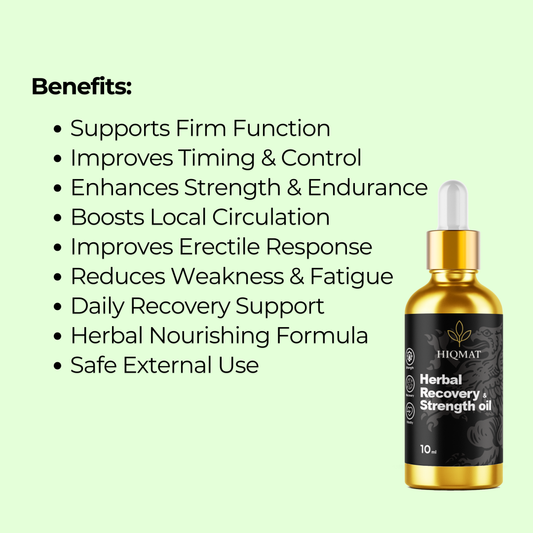 Herbal Strength & Recovery Oil, Improve Blood Flow, Fix the loosening issue