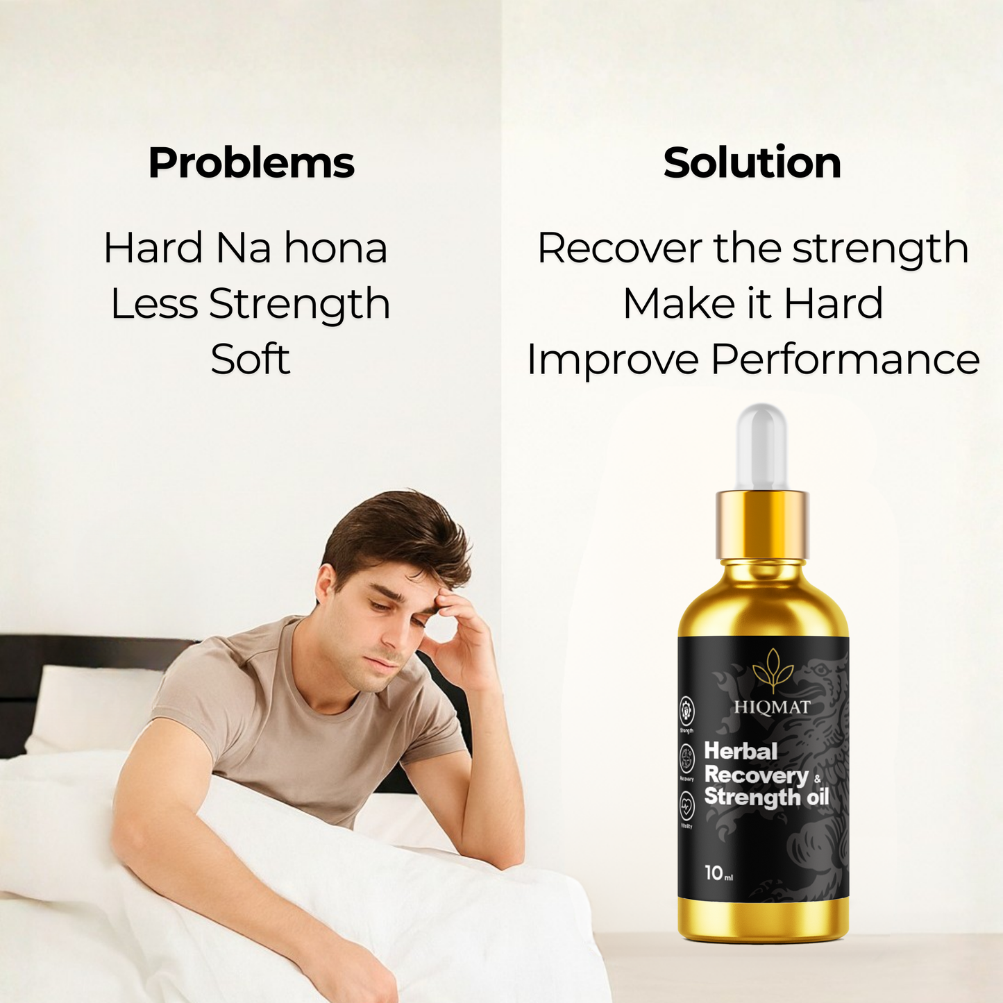 Herbal Strength & Recovery Oil, Improve Blood Flow, Fix the loosening issue