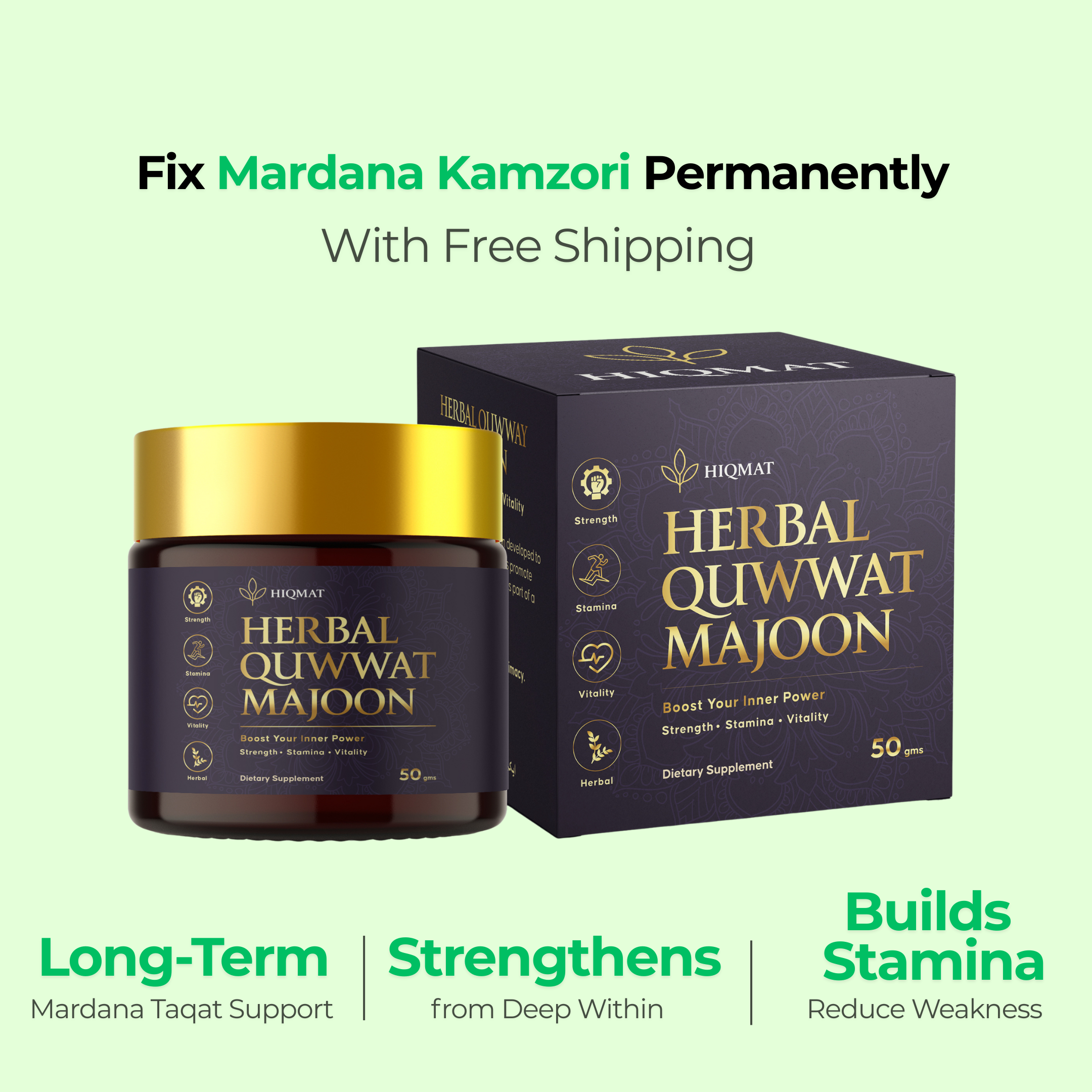 Quwwat Majoon e Khas, Builds Lasting Stamina